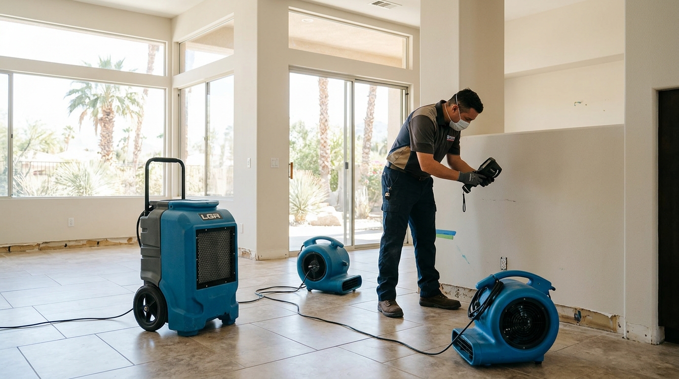 24/7 Emergency Water Damage Restoration in Cathedral City CA